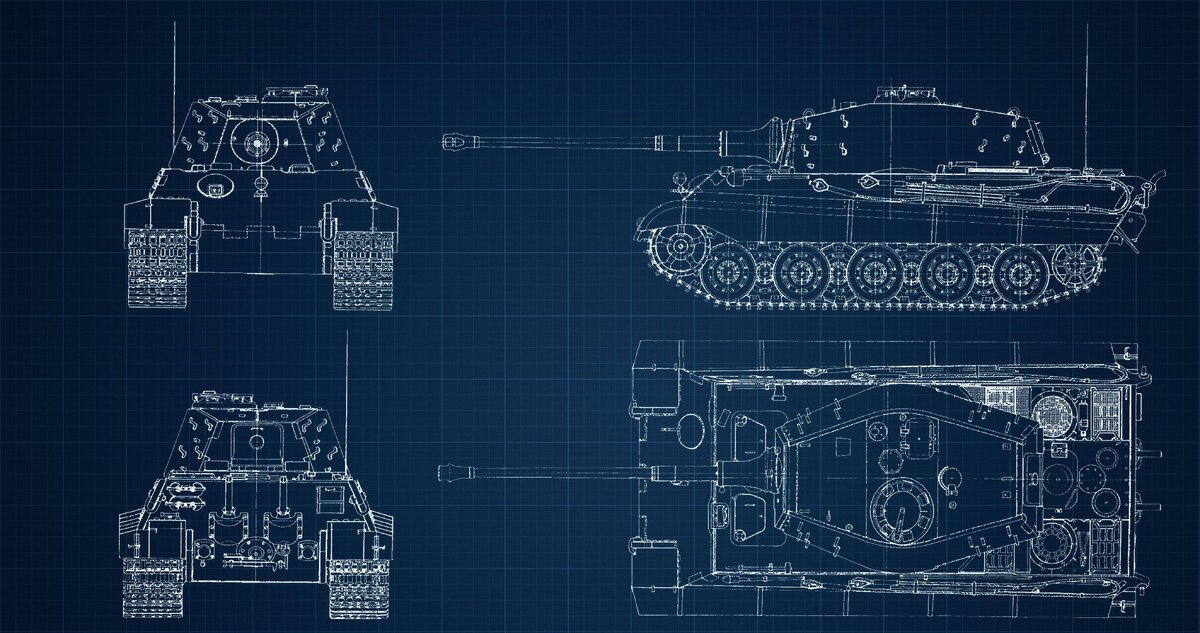 Тигр 2 длина. Танк тигр 2 чертежи. Чертеж танка Tiger 2. Чертежи танков ворлд оф танк. Чертежи танка Королевский тигр.