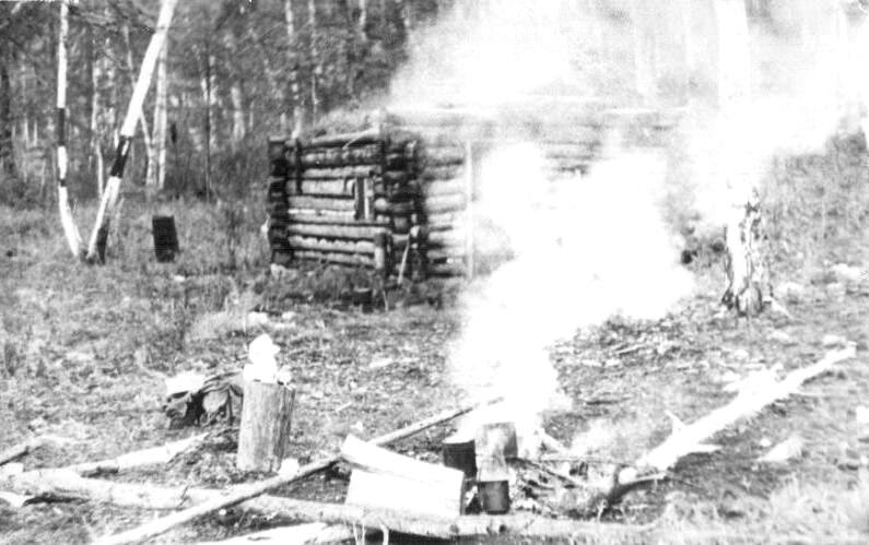 В таких заброшенных таежных зимовьях  обитают отшельники. Фото автора.