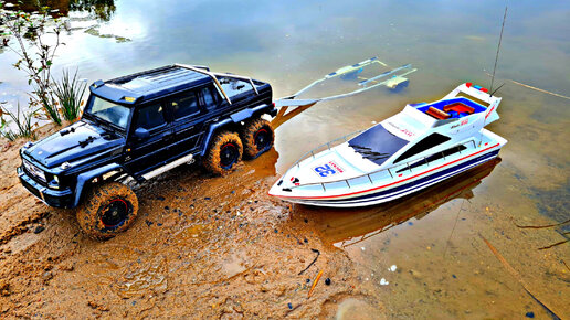 Лакшери катер Henglong 3837 ... Обзор, спуск на воду, тест-драйв! RC Boat