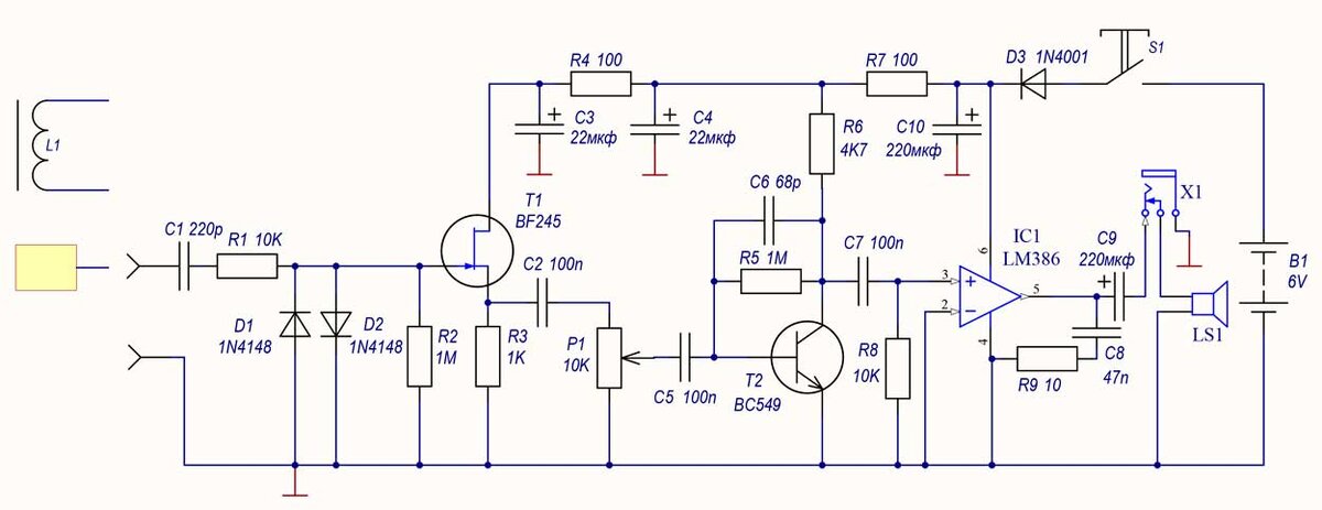 KT 6818 PROLINE: Детектор скрытой проводки