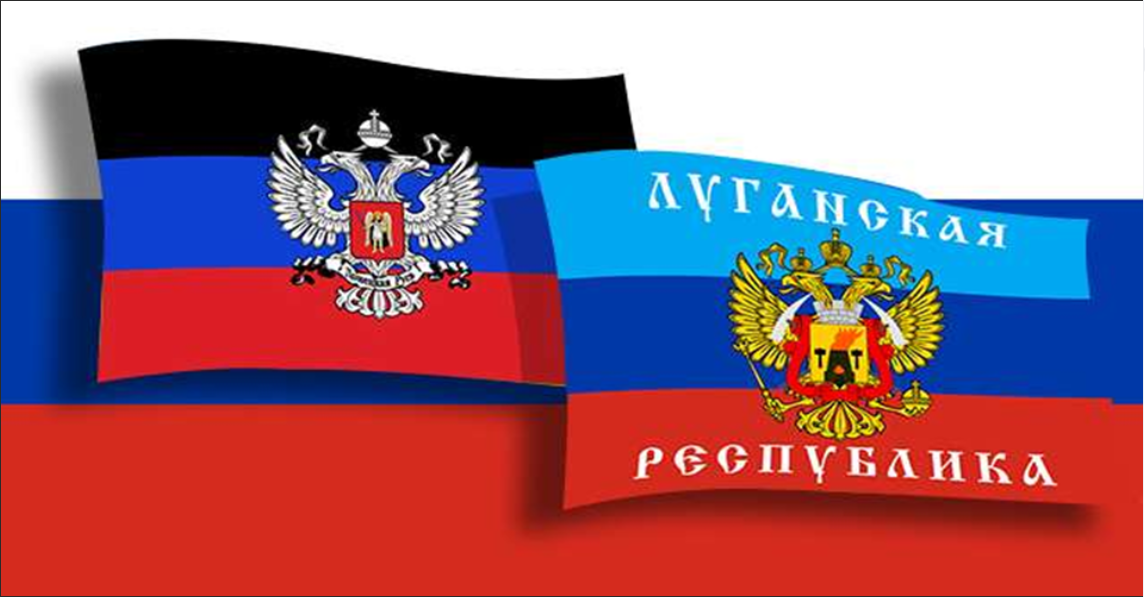 Создание лнр днр. Флаг днр.