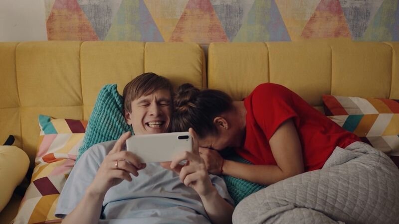 Кадр со съемок сериала «Семья»