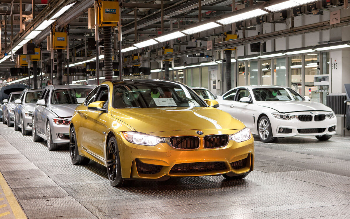 BMW m4 производство