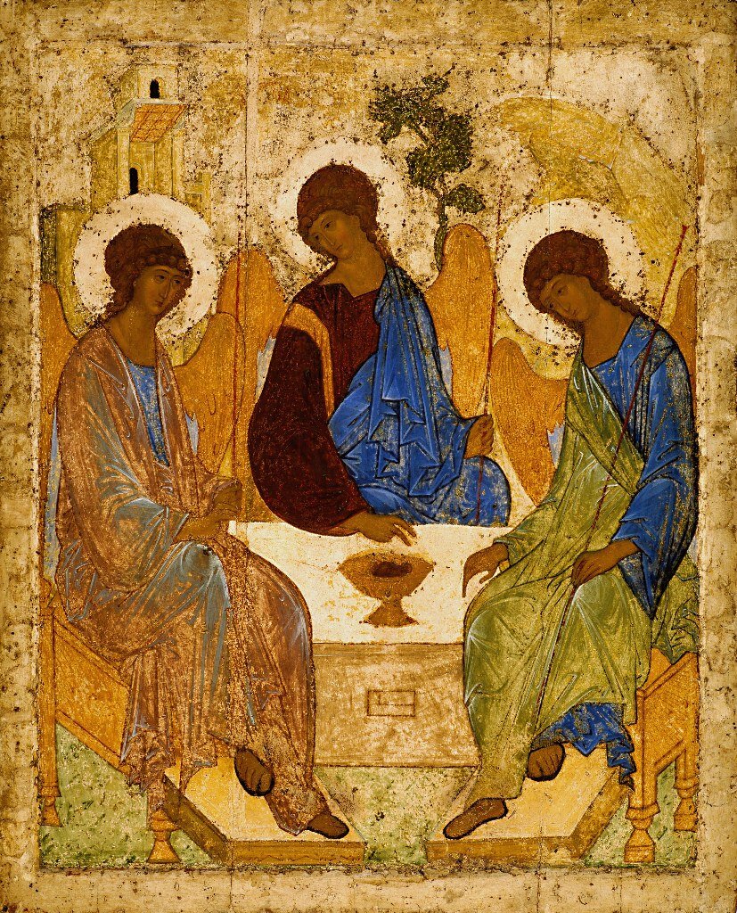 Прп. Андрей Рублев. Троица. 1425-1427