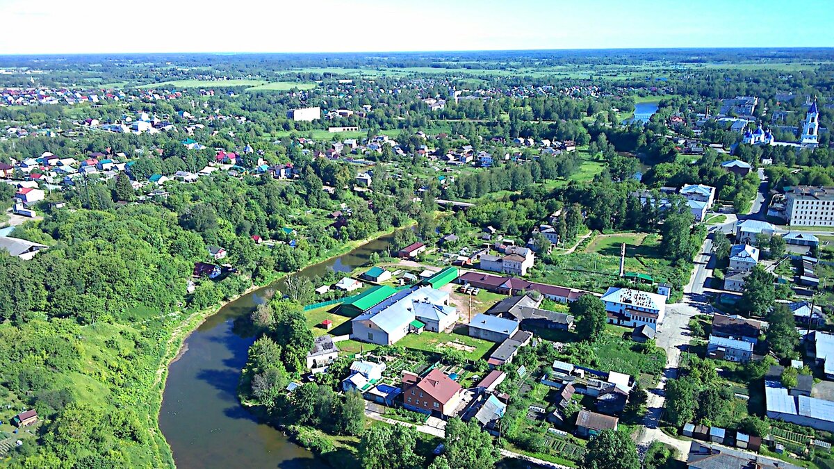 Кашин - с высоты птичьего полета
