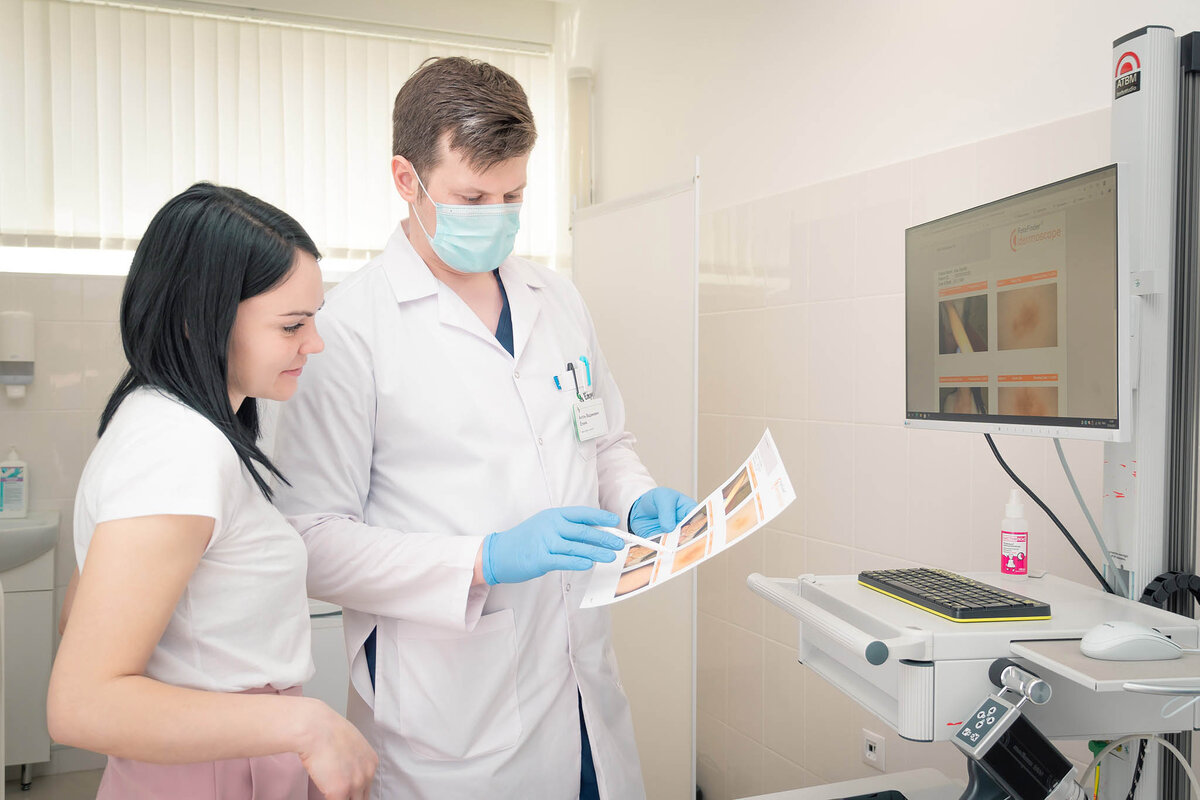    Немецкая система FotoFinder позволяет выполнить диагностику максимально точно.Фото: Евроонко