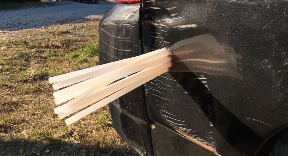 Приклеили нужное количество палочек