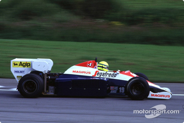 Большую часть сезона 1984 года бразилец выступал на более современном Toleman TG184. Именно этот болид привез Сенну к знаменитому второму месту в дождевом Гран При Монако, а потом еще к двум финишам в первой тройке