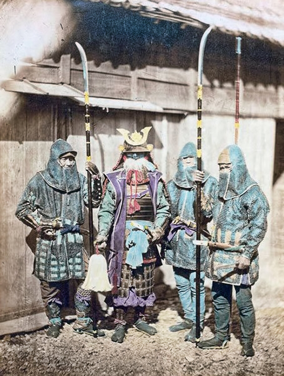 Как выглядели настоящие самураи. Редкие фотографии японских воинов на ...