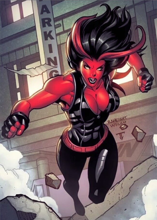 Красная Женщина-Халк