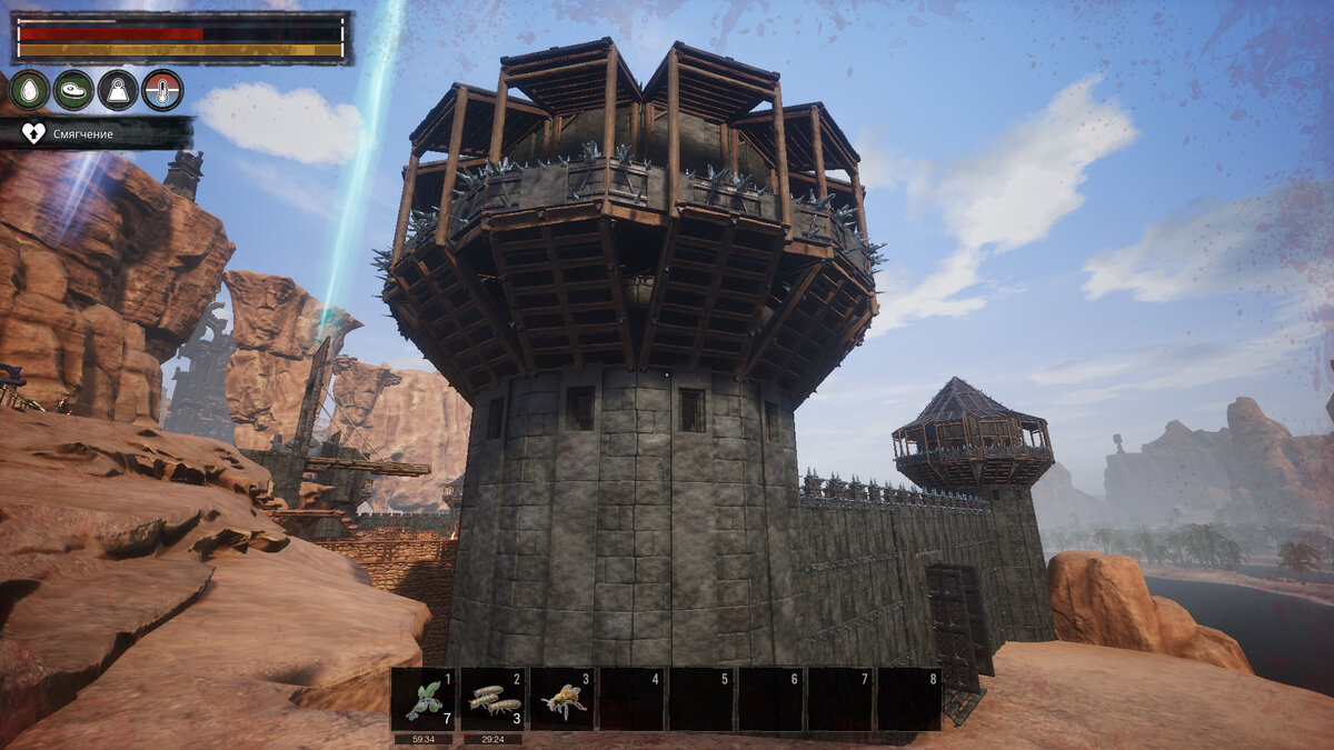 Conan exiles схема замка