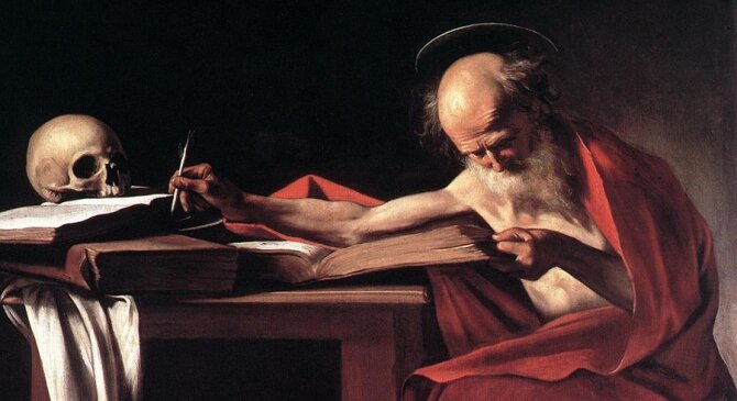 Караваджо. Святой Иероним