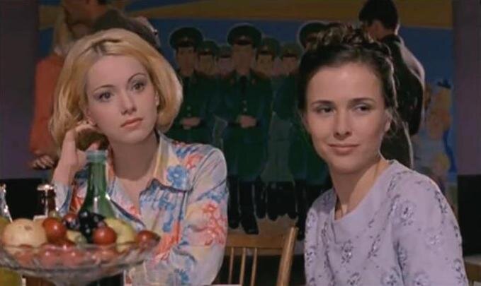 С Еленой Пановой в телесериале "Граница. Таежный роман". 2000 год