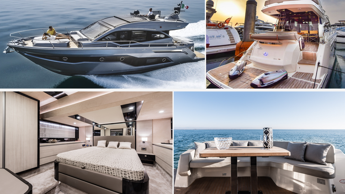 Cranchi E52 - стоимость недельной аренды с капитаном 14.500€ (вместимость 7 человек)