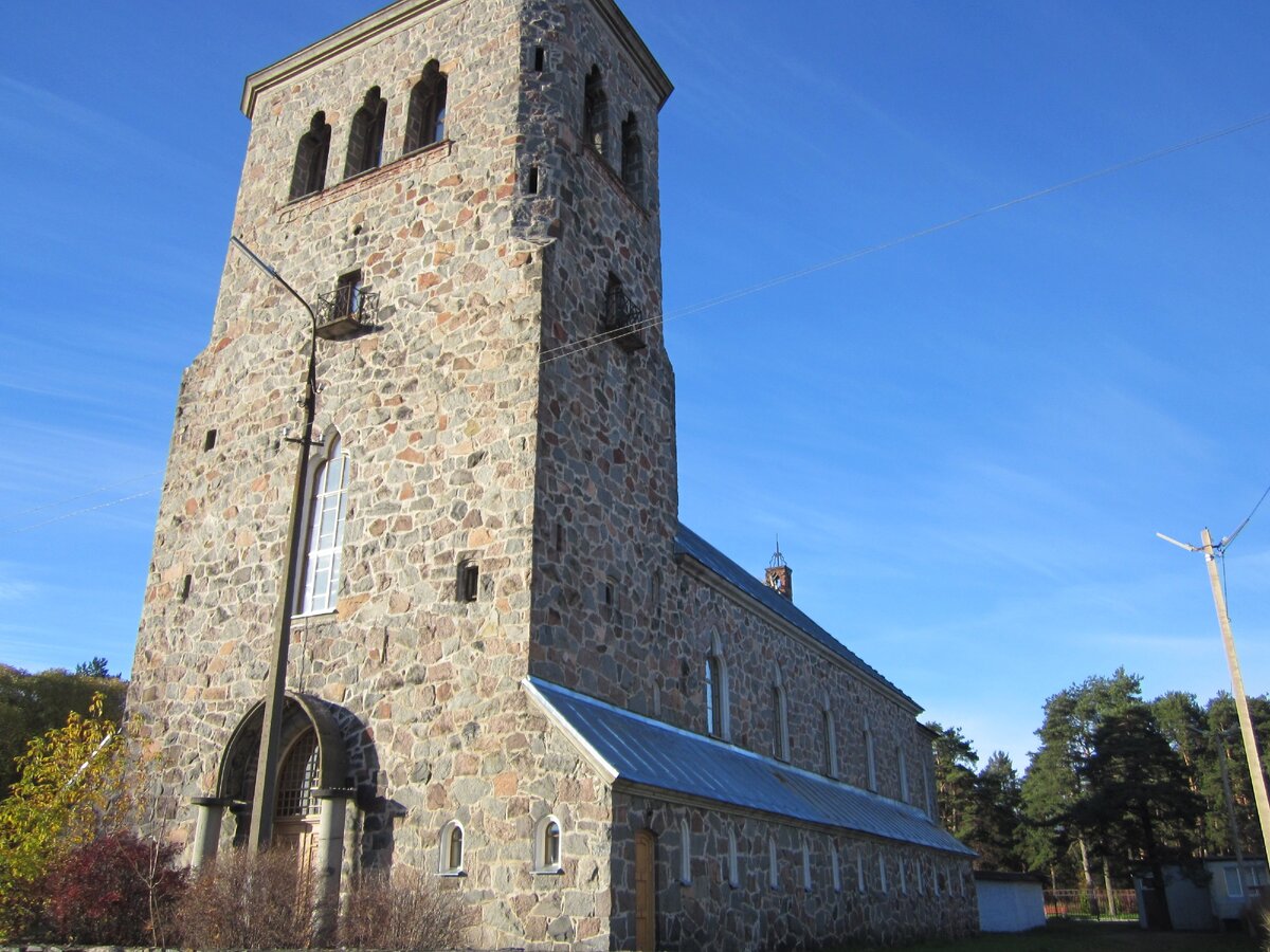  Лютеранская церковь в Приозерске, построена по проекту  Армаса Линдгрена в 1930 году.-2