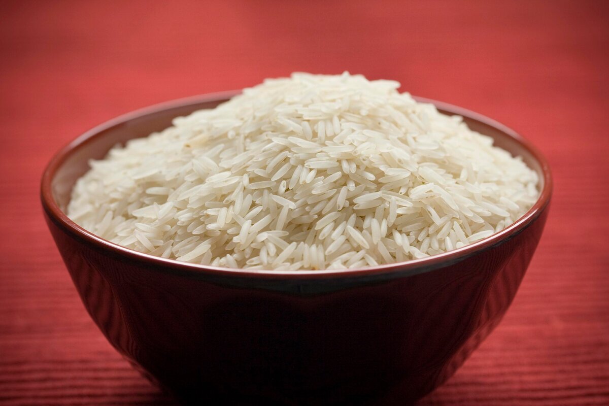 Бурый рис отварной