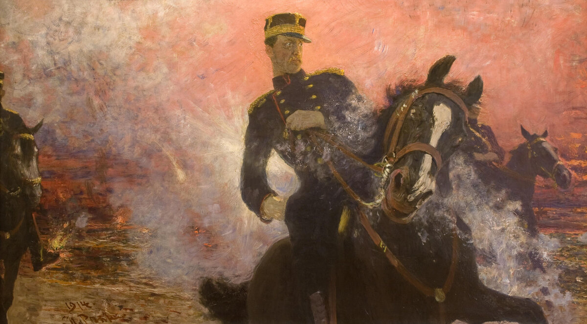  Бельгийский король Альберт I. И. Е. Репин.