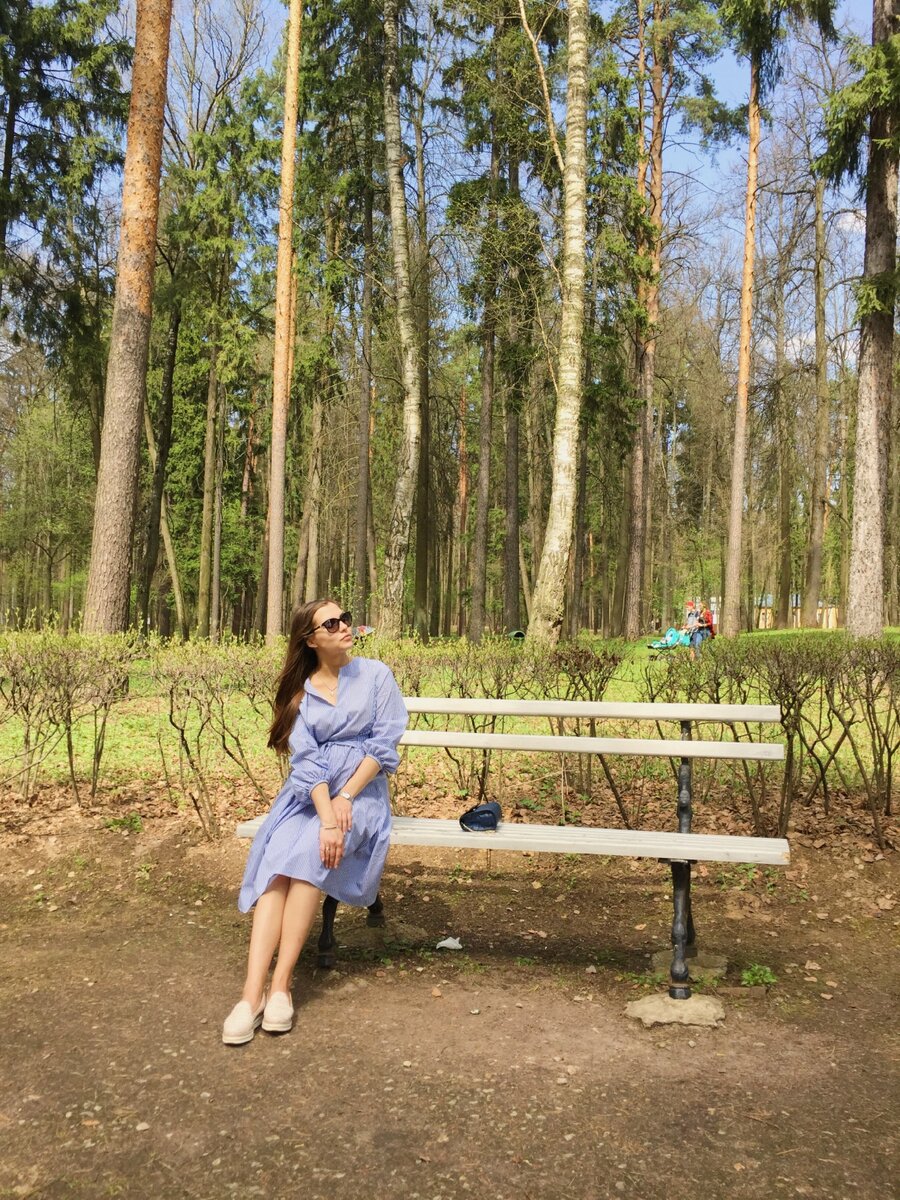 Я во время беременности. Кажется, это был 8й месяц.