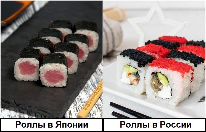 Роллы из всего подряд