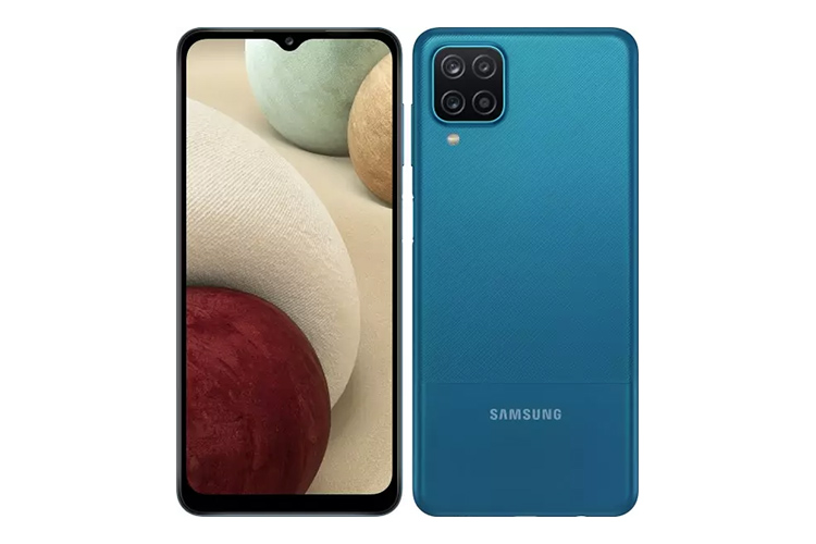 Samsung A12 desing back/front image 