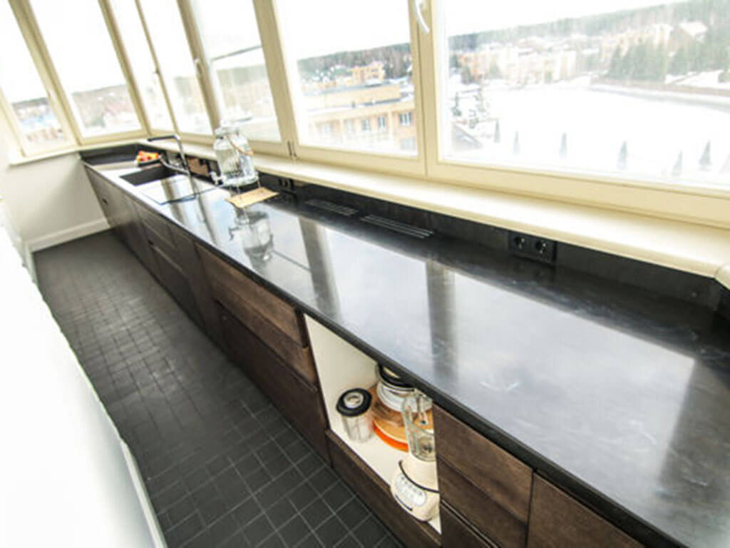 Дизайн кухни с балконом – 30 фото идеального оформления кухни