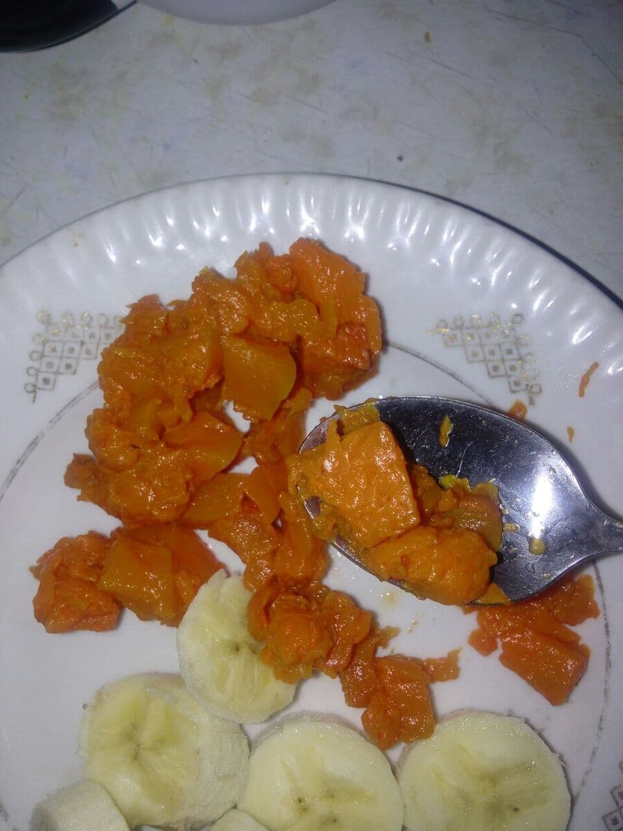 Запеченная тыква и бананы полезны при повышенной кислотности