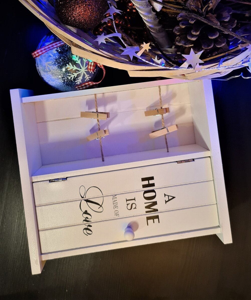 Ключница Фикс прайс "Зимний прованс"