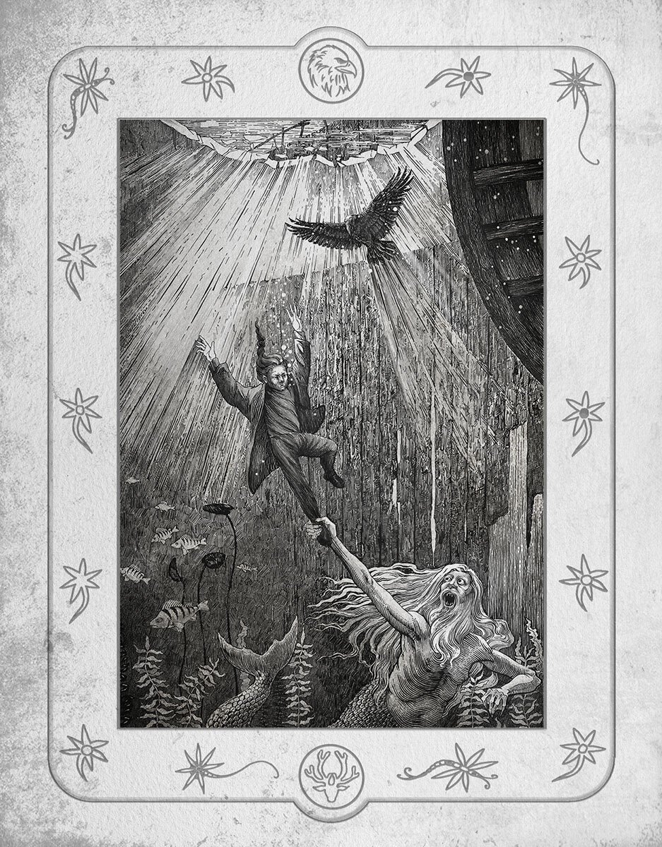 Водяной. Иллюстрация из книги