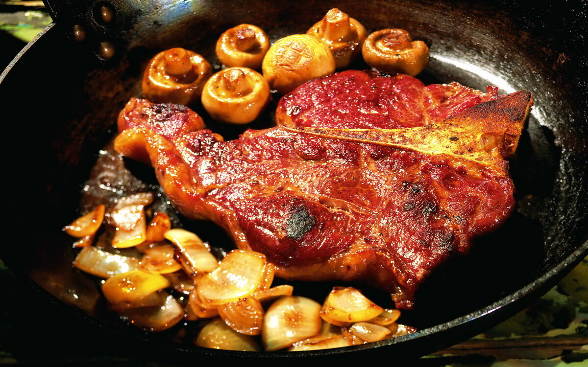 ужин,что надо получается.