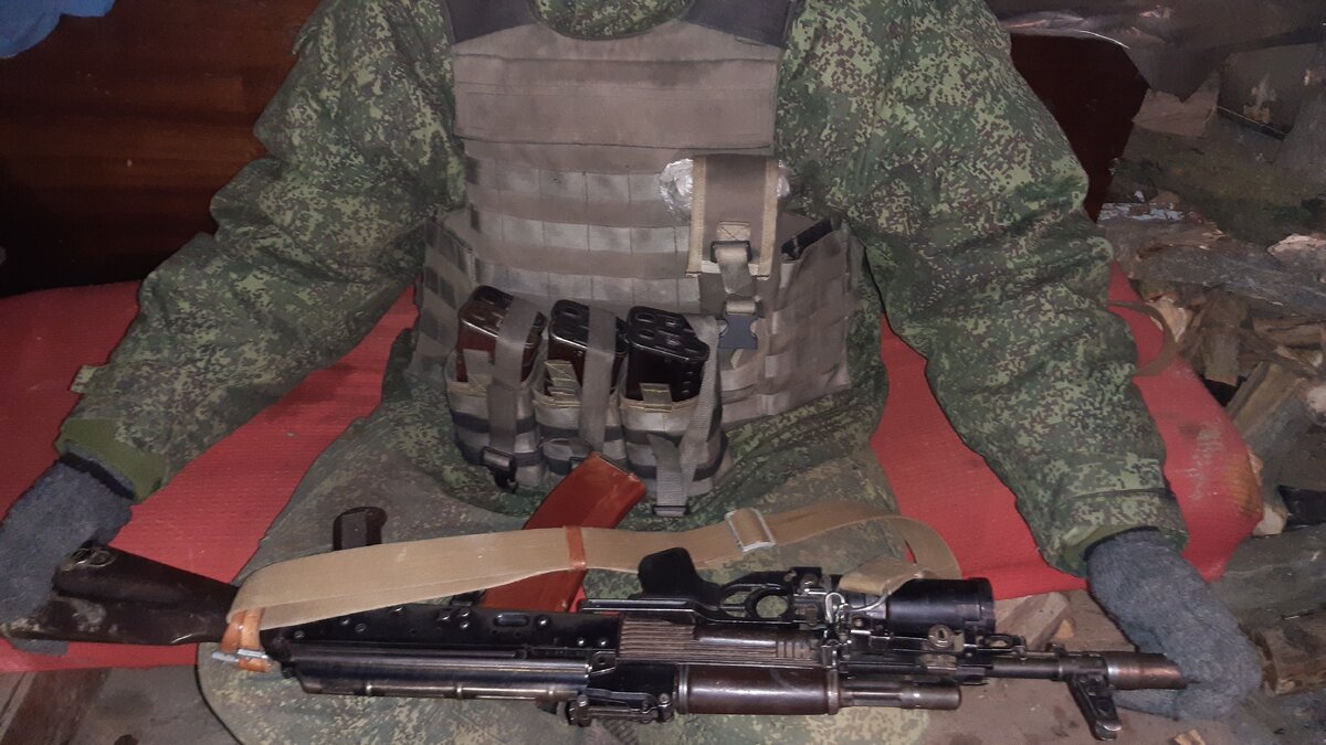 Военнослужащий армии ДНР, январь 2021 года. Фото автора