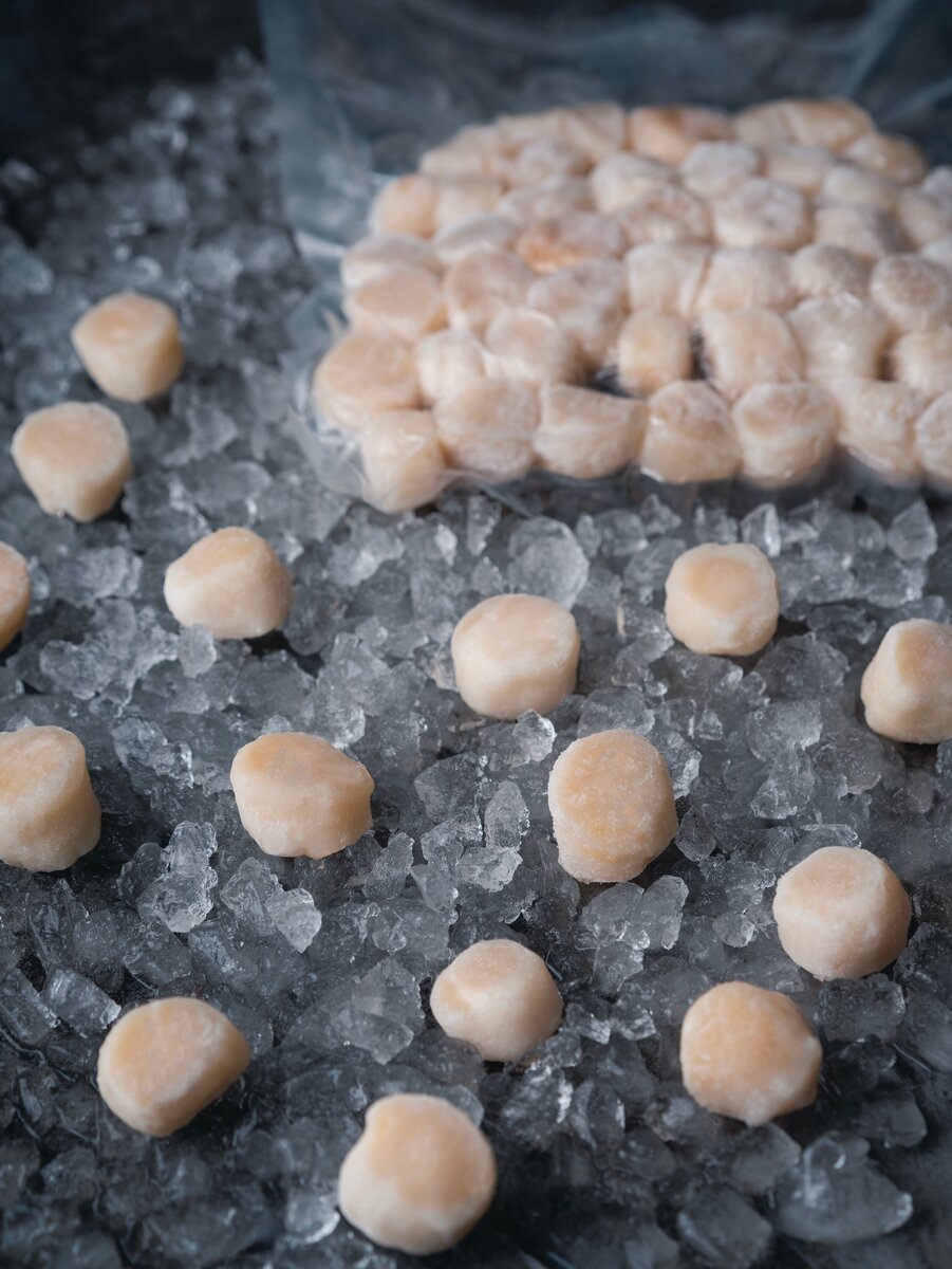 Филе Северо-Курильского гребешка 80-100, 500 г