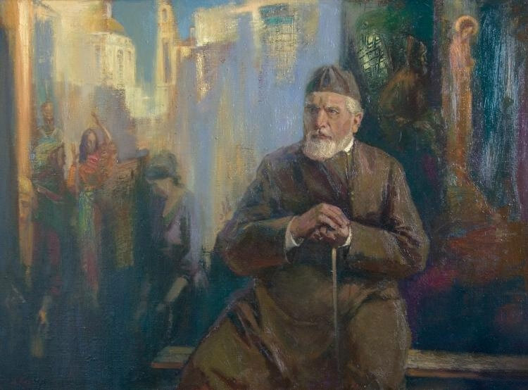 "Н,С, Лесков", художник Александр Кузнецов 2011 год
