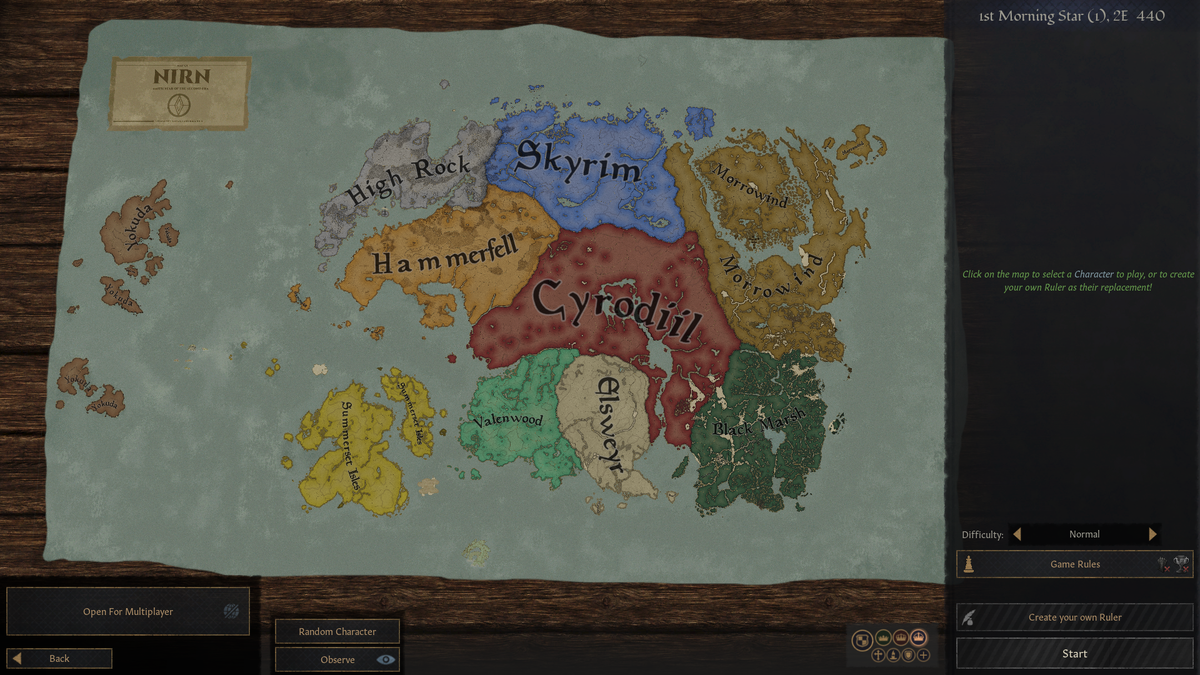 Карта Elder Kings 2