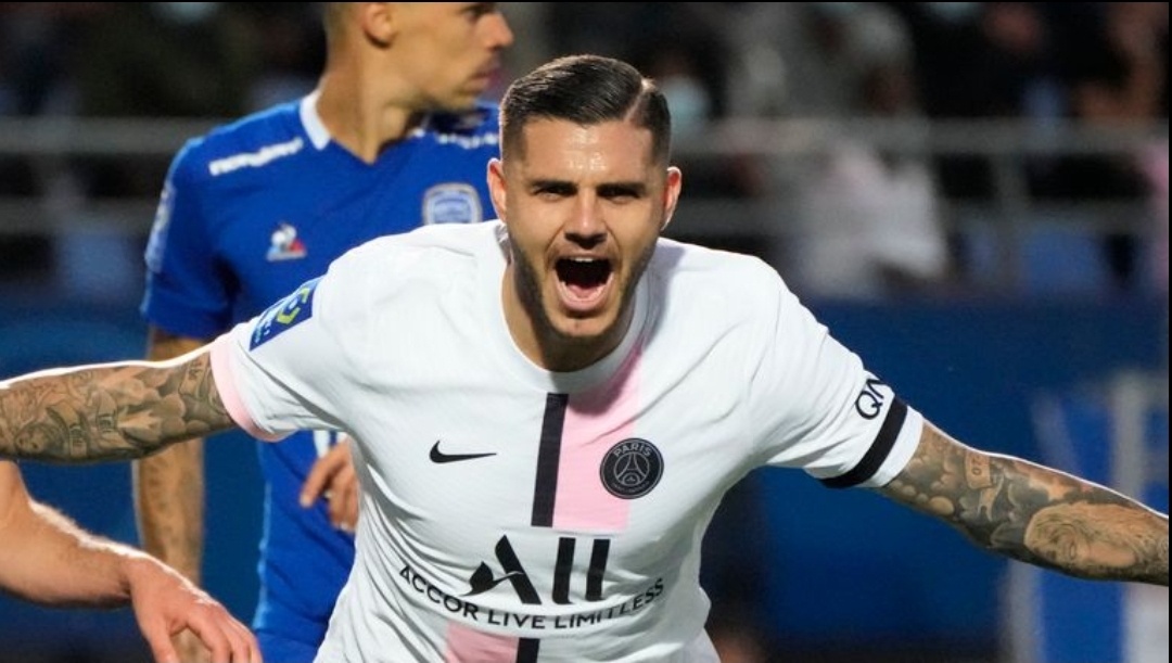 Мауро Икарди вывел ПСЖ вперед в ворота Труа после медленного старта гигантов Лиги 1