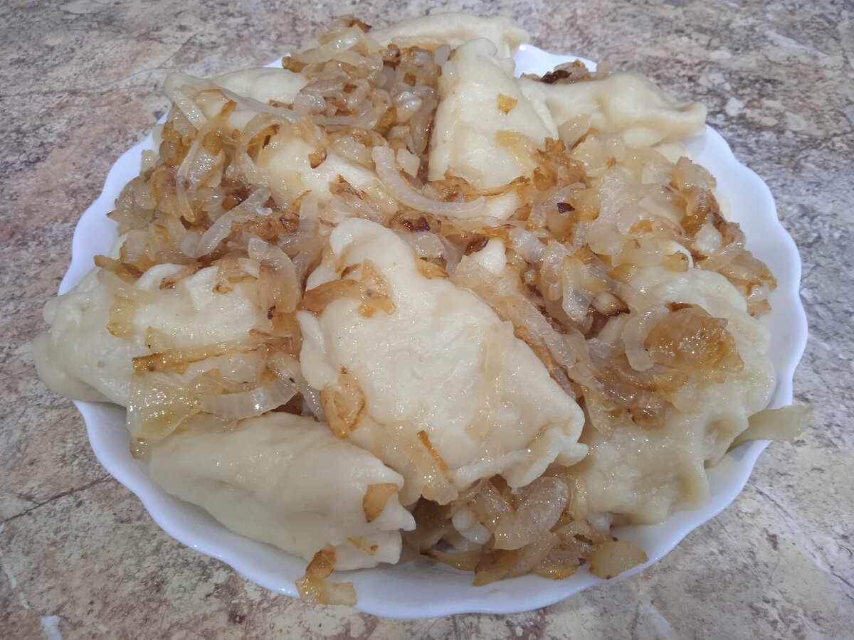 Вареники с картошкой и капустой — рецепт с фото пошагово