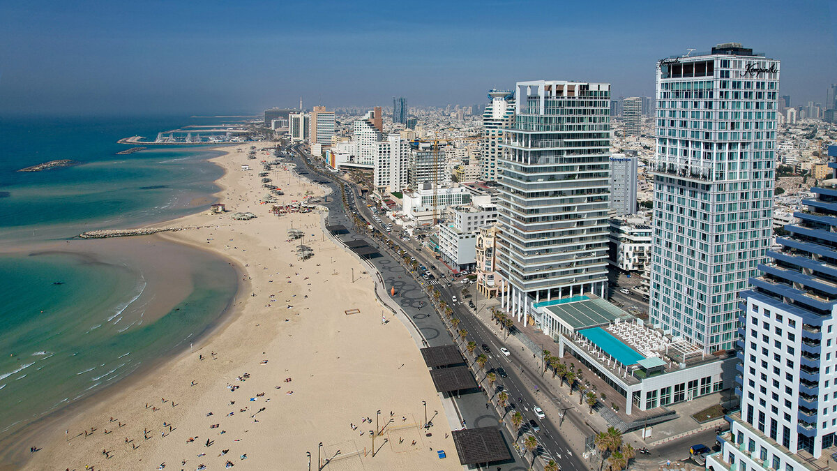 Вид на гостиницу David Kempinski Tel Aviv