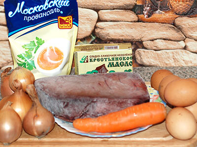 Ингредиент для рулета из печеночного паштета