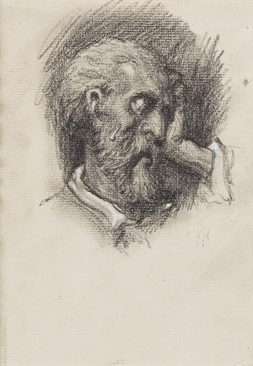 Эдвард Хоппер. Копия иллюстрации Гюстава Доре. 1900-1905