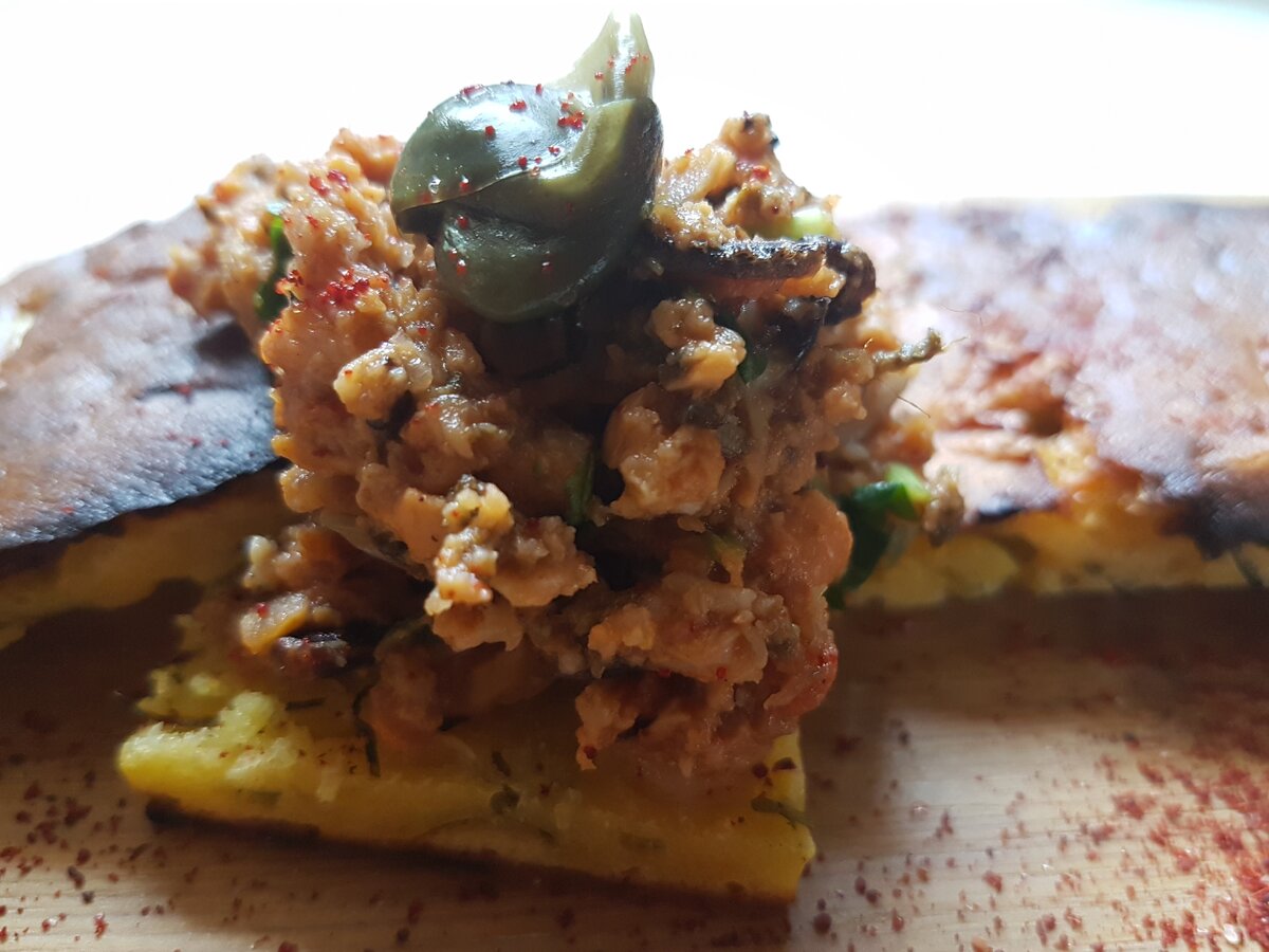    Закусочный паштет из мидий