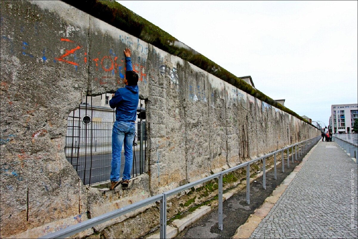 Берлинская стена внутренняя Германская граница