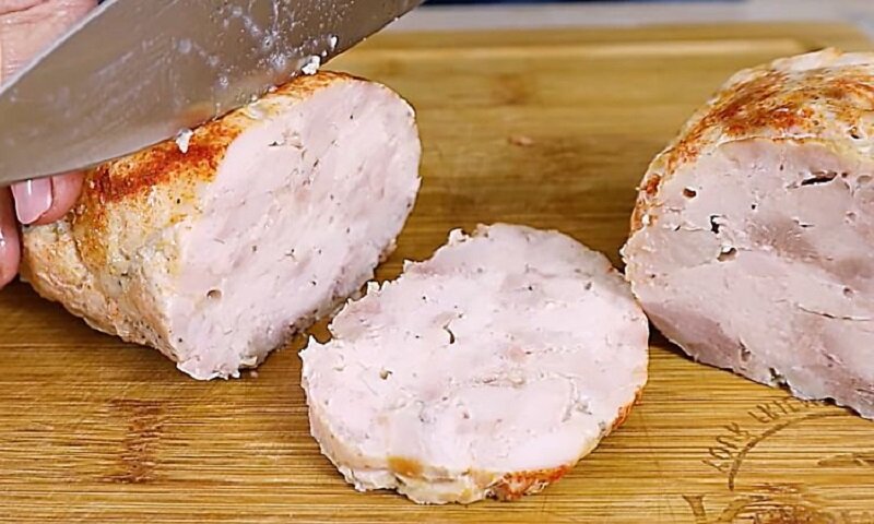 Готовим дома натуральную куриную колбасу 