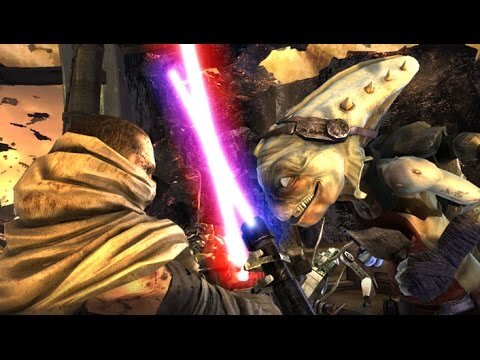 Каздан Паратус сражается с учеником Вейдера, Старкиллером