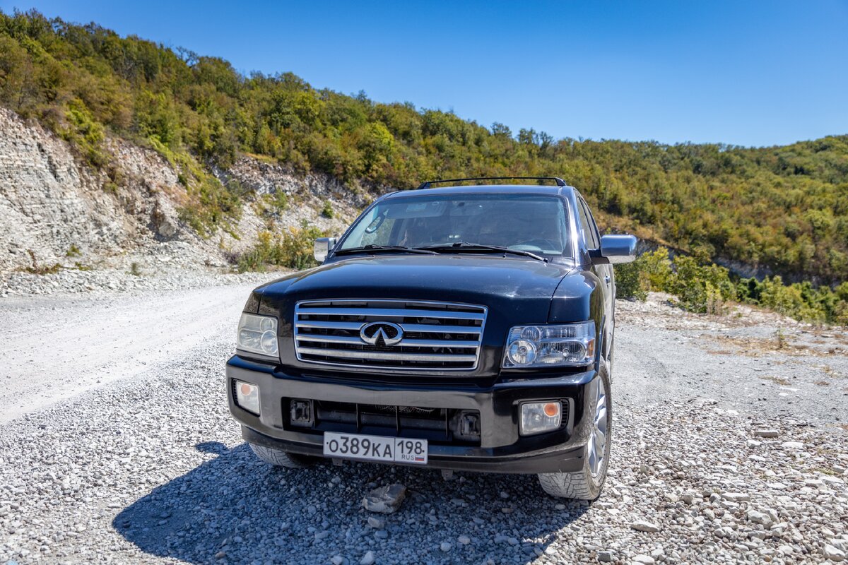 Заехали в горы на инфинити qx56