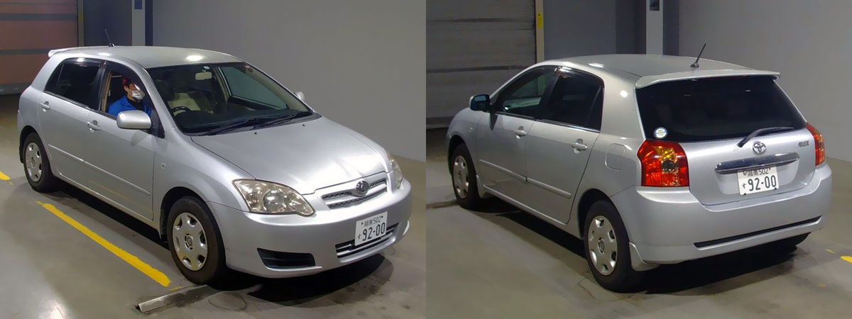 Toyota Allex ZZE122-0222743 1ZZ 2005