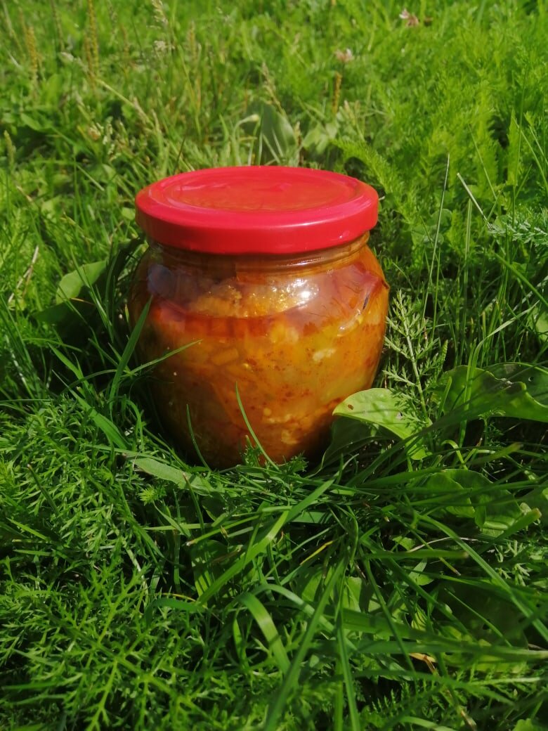 Салат из зелёных помидор