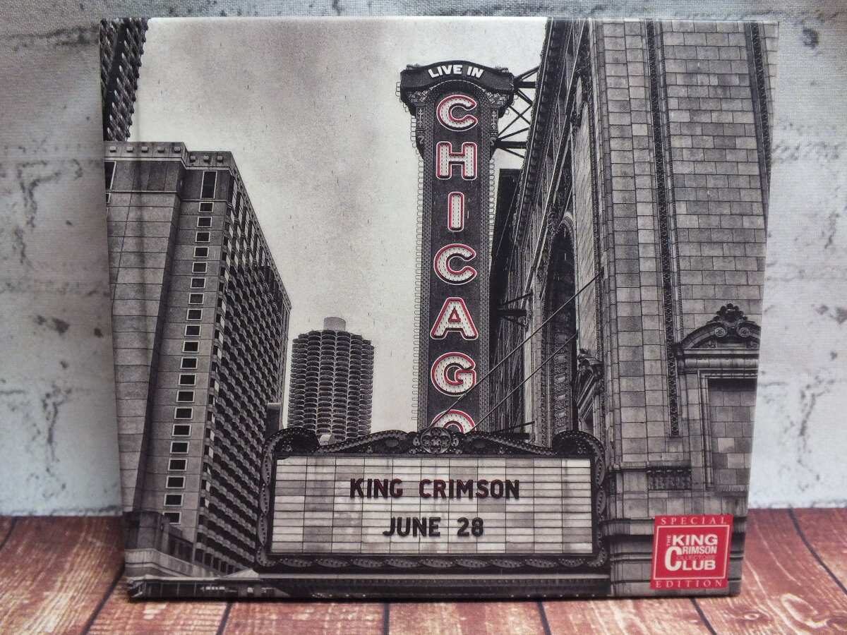 Crimson live. King Crimson the CONSTRUKCTION of Light. Live in Chicago illustration.