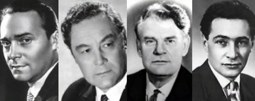 Н. Тимофеев, А. Толбузин, А. Гречаный, В. Тихонов. Фото из открытых источников.