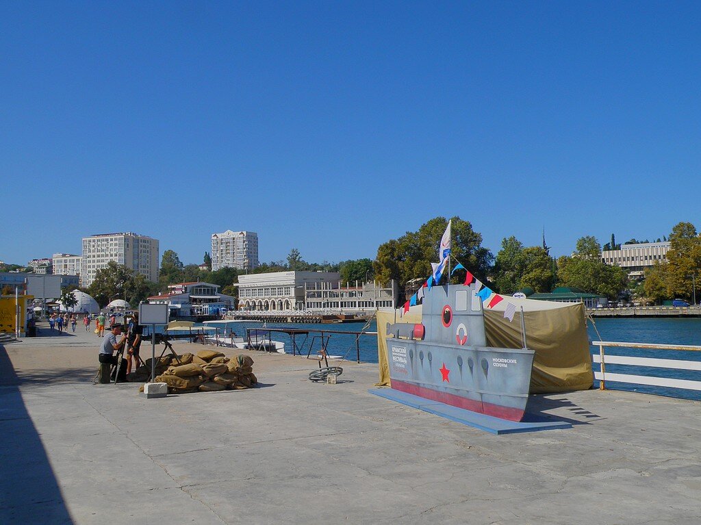 Набережная Адмирала Корнилова в сентябре 2019 года.