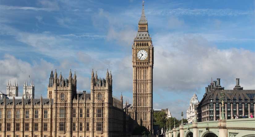 Вид на Тауэрский мост и Биг Бен, Лондон