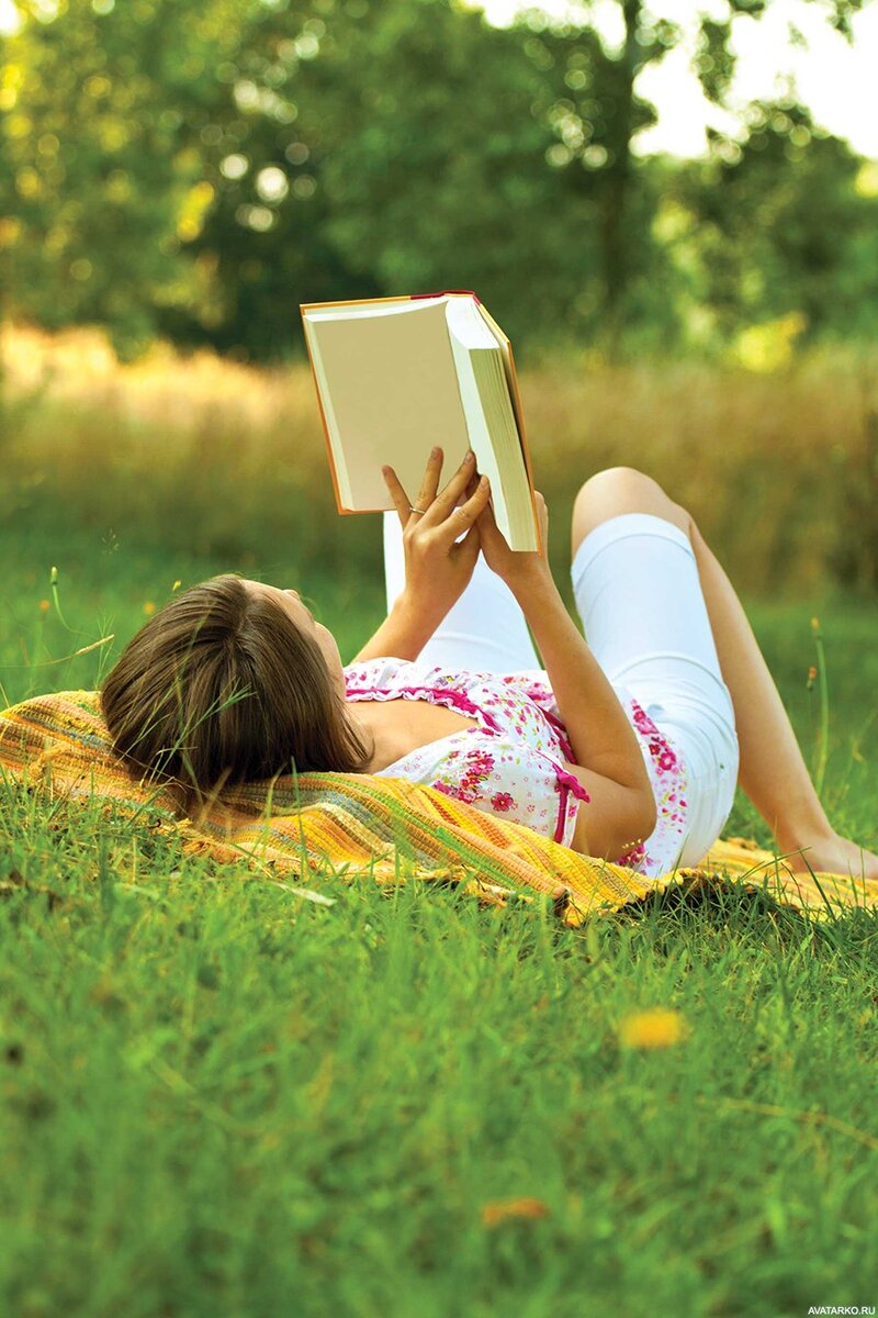 Дзен - Как книжку читать на лугу